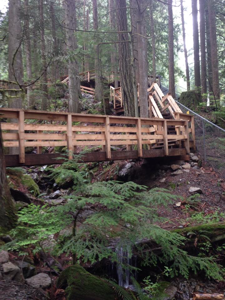 Picture of a stairway up a hill